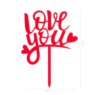 Topper Love You (1 Ud.)