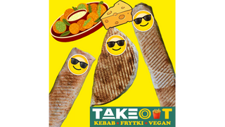 Falafel rollo z serem 