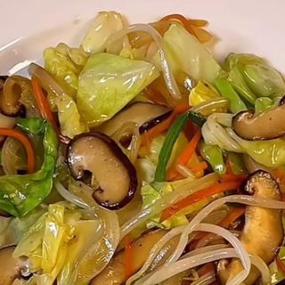 Verduras estilo wok