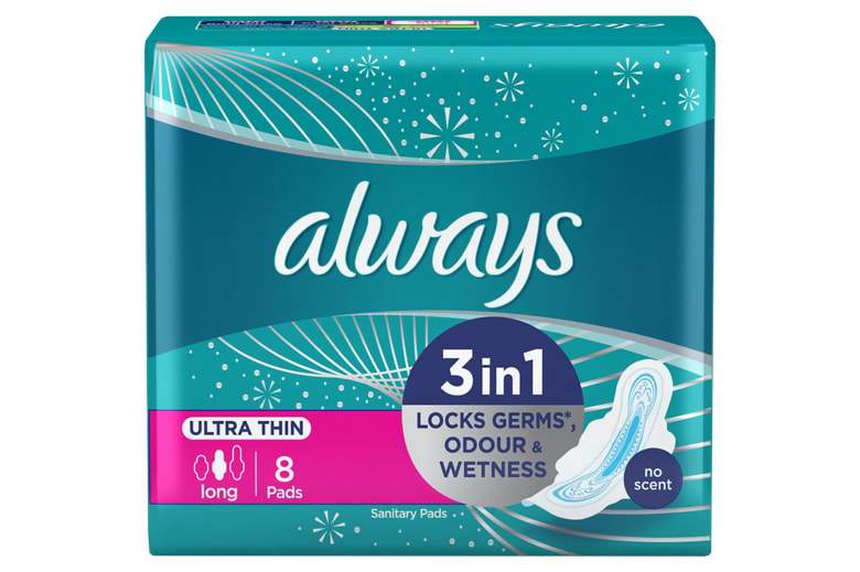 Always Ultra Thin Long Wings 8s