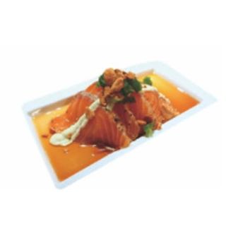 54 Tataki Salmón Con Salsa Japón  (9 Cortes)