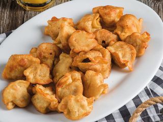 Пельмени жареные