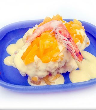 Nuestra Ensaladilla de la abuela y huevo frito