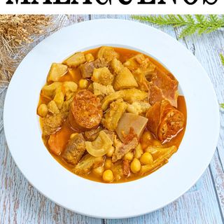 CALLOS MALAGUEÑOS CON GARBANZOS