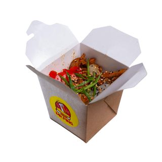 Жареная лапша с курицей  (340 гр.)