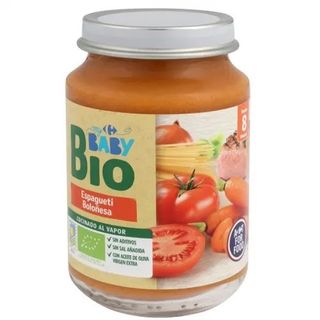 Tarrito de Espagueti Boloñesa Eco Carrefour Bio 200 Gr.