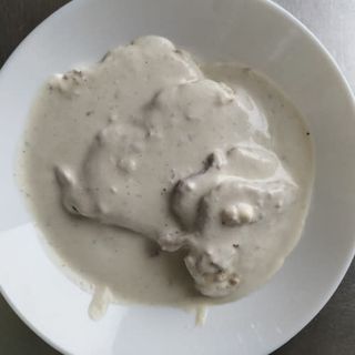 Lomo de cerdo en salsa de roquefort