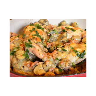 Lapin Entier Sauté + Attiéké