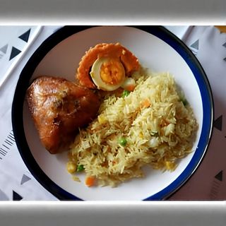 Rice, Chicken & Side