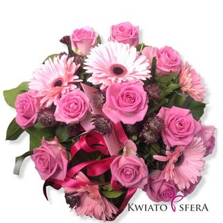 Bukiet Na Różowo