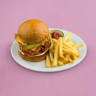 Burger sa hrskavom piletinom