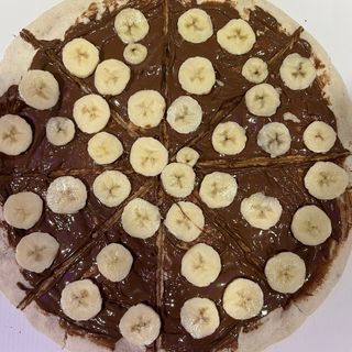 Pizza nutella e banana