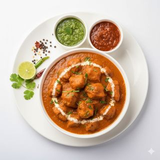 Masala De Pollo Con Mantequilla