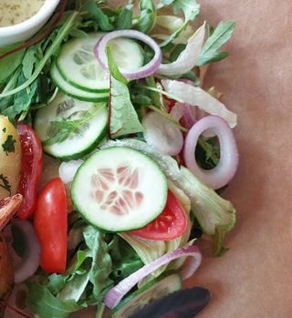 Mix sałat z sosem winegret