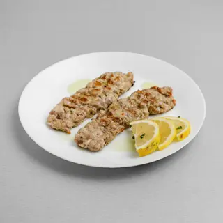 Salsiccia di maiale semplice piatto