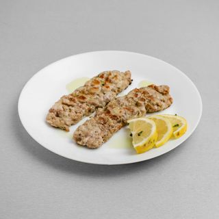 Salsiccia di maiale semplice piatto