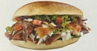 Menù panino medio kebab