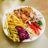 Shaorma vita farfurie