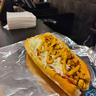 Bocadillo de Salchichas de Pollo 