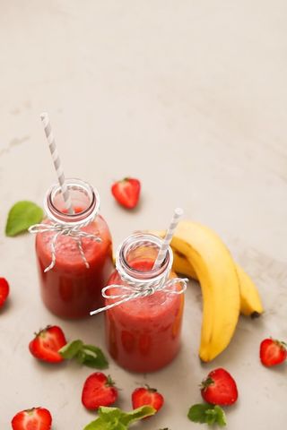 Jus De Fraise & Banane