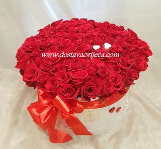 Flower box 101 ruža