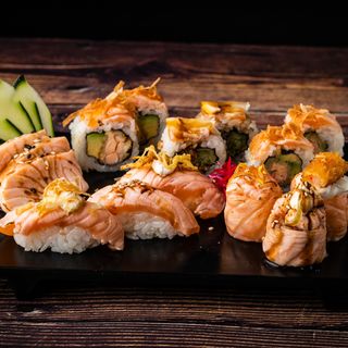 Menu Salmão Braseado