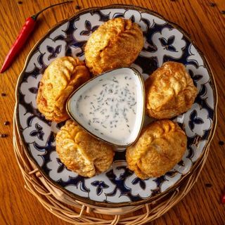 МАНТЫ КАУРМА  С МЯСОМ