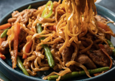 Tallarines teriyaki