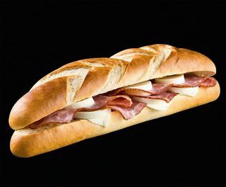 Panino cotoletta e mozzarella