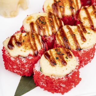 Запечений рол з креветкою