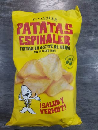 Patatas Chips Espinaler Aceite Oliva (125 G.) 