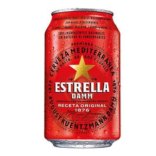 Estrella Damm Cerveza Lata 33cl