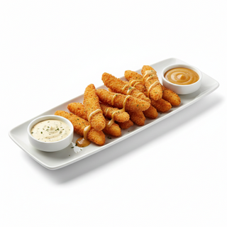 Ración De Fingers De Pollo Con Alioli Y Mostaza-Miel (12 Uds.)