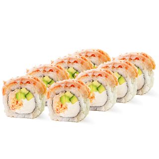 Філадельфія з креветками та авокадо