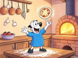Pizza Creată Medie