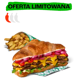 PODWÓJNY KROSANT MANGO-CZILI ZESTAW