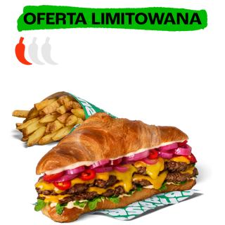 PODWÓJNY KROSANT MANGO-CZILI ZESTAW