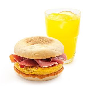 MENÚ CON BEBIDA - MUFFIN IBÉRICO