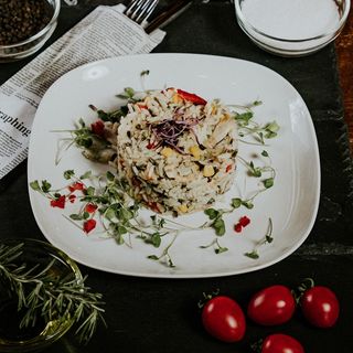 Orez salbatic cu legume