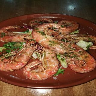 Langostinos a la plancha