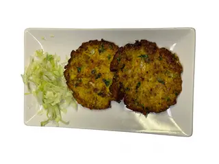 Chicken/Pollo chapal kebab (2pc)
