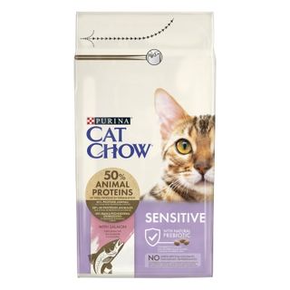 CAT CHOW SENSITIVE з лососем 1,5кг