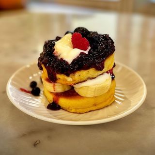 Mini Cheesy Pancakes