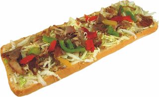 Zapiekanka z kebabem