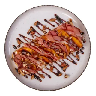 Tostada de melocotón