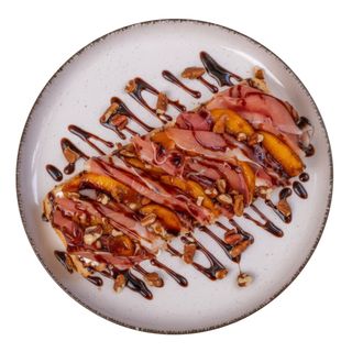 Tostada de melocotón