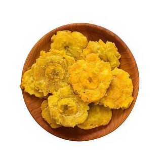 Patacones con ternera