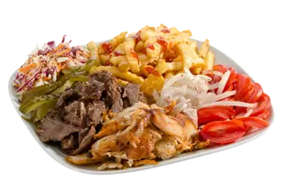 Kebab na talerzu