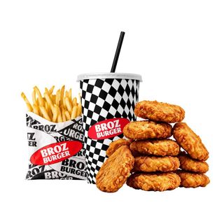 MENÙ CHICK'N CHUNKZ MEDIUM 10pz
