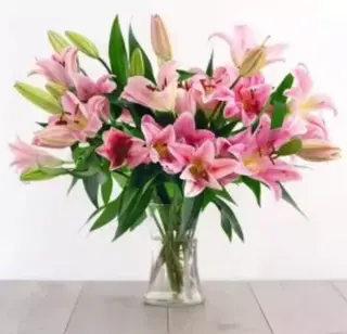 Bouquet Gigli rosa